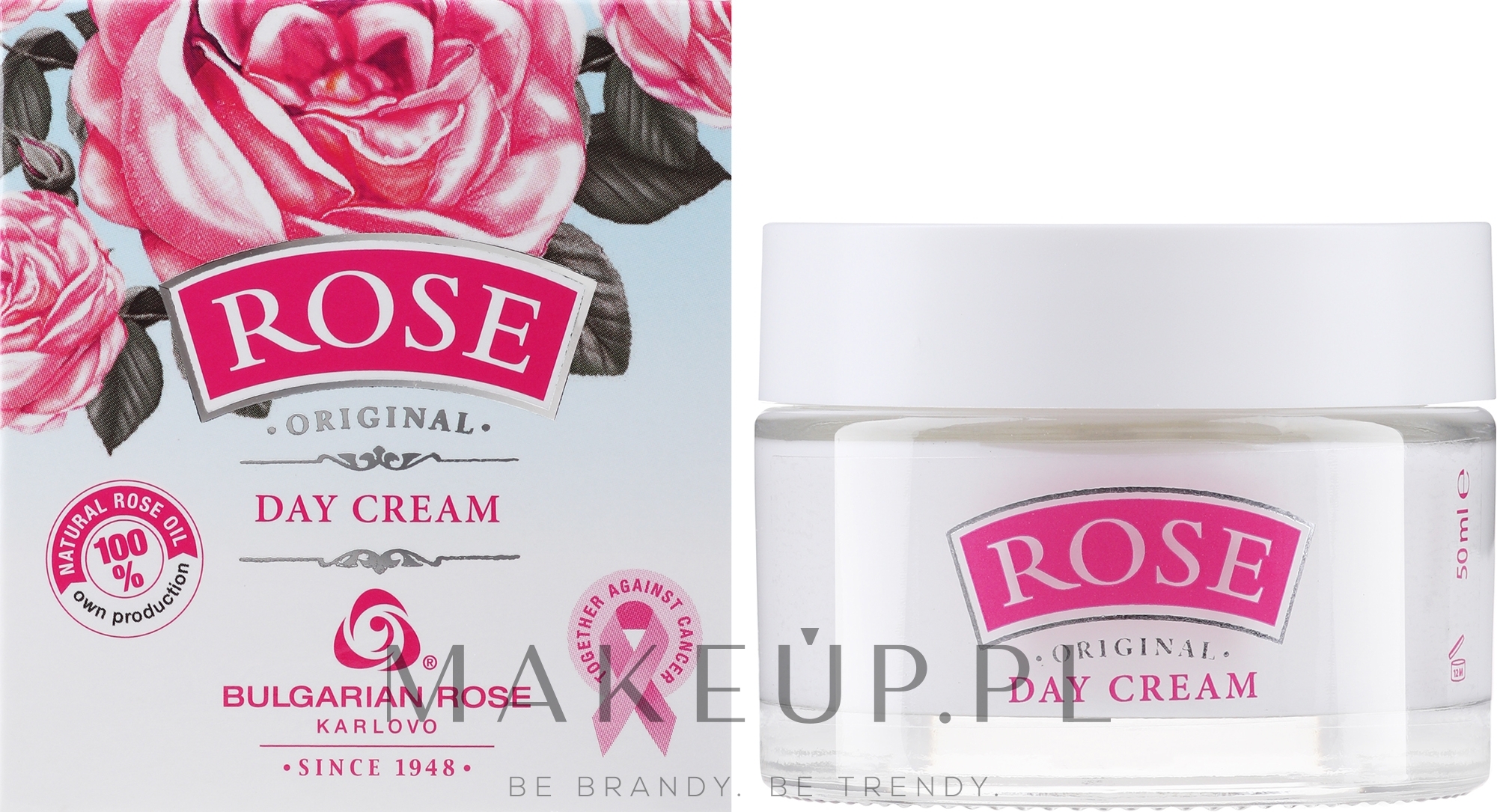 Krem na dzień do twarzy - Bulgarian Rose Rose Daily Cream — Zdjęcie 50 ml