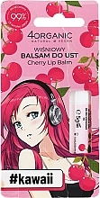 Kup PRZECENA! Balsam do ust Wiśnia - 4Organic #Kawaii Cherry Lip Balm *