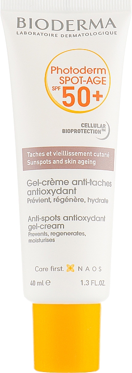 Przeciwsłoneczny żel-krem do twarzy SPF 50+ - Bioderma Photoderm Spot-Age SPF 50+ — Zdjęcie N1