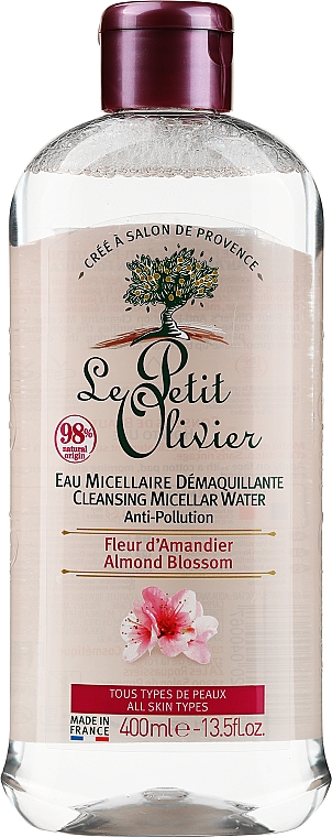 Oczyszczająca woda micelarna Kwiat migdałowca - Le Petit Olivier Almond Blossom — Zdjęcie N1