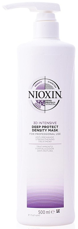 Maska do głębokiej odbudowy włosów - Nioxin 3D Intensive Deep Protect Density Mask — Zdjęcie N1
