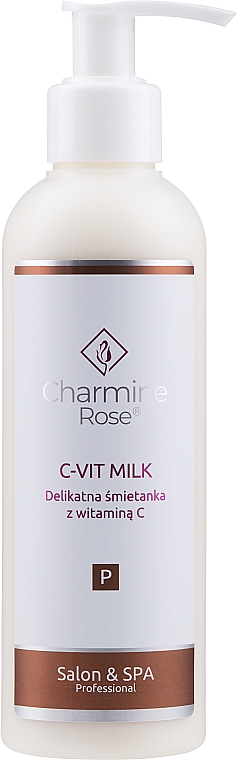 Delikatna śmietanka do twarzy z witaminą C - Charmine Rose C-VIT Milk Delicate Cream — Zdjęcie N1