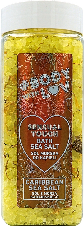 Sól do kąpieli Sensual Touch - New Anna Cosmetics Body With Luv Sea Salt For Bath Sensual Touch — Zdjęcie N1