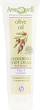 Kup Dezodorant w kremie do stóp z szałwią i lawendą - Aphrodite Deodorant Foot Cream