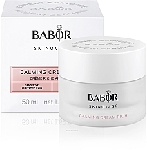 Kojący krem do skóry wrażliwej - Babor Skinovage Calming Cream Rich — Zdjęcie N2