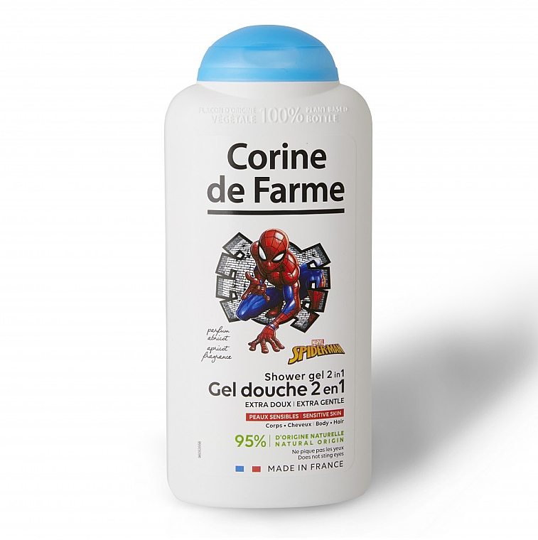 Żel pod prysznic 2 w 1 do ciała i włosów Spider-Man - Corine de Farme Shower Gel Body And Hair — Zdjęcie N4