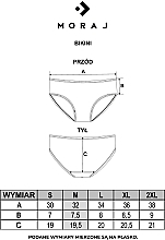 Figi damskie z koronką BDM500-036, szampan - Moraj — Zdjęcie N2