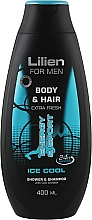 Kup Żel pod prysznic i szampon do włosów dla mężczyzn - Lilien For Men Body & Hair Shower & Shampoo