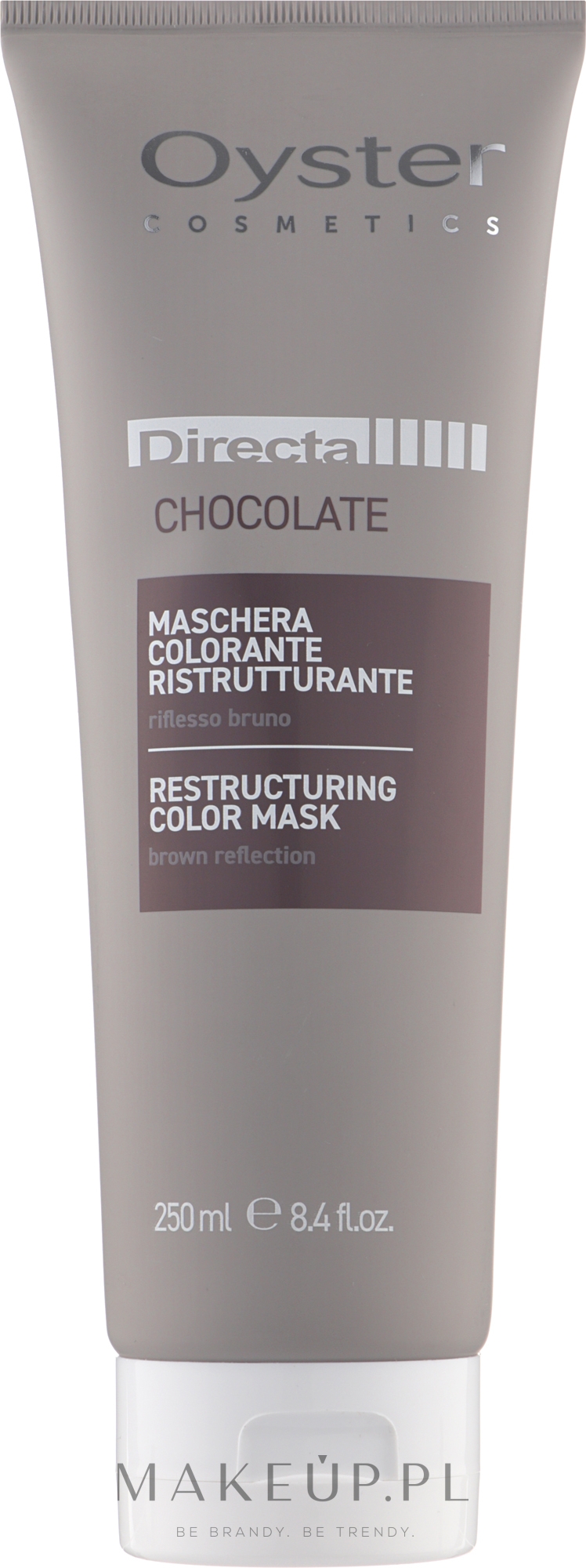 Tonująca maska do włosów - Oyster Cosmetics Directa Restructuring Color Mask — Zdjęcie Chocolate