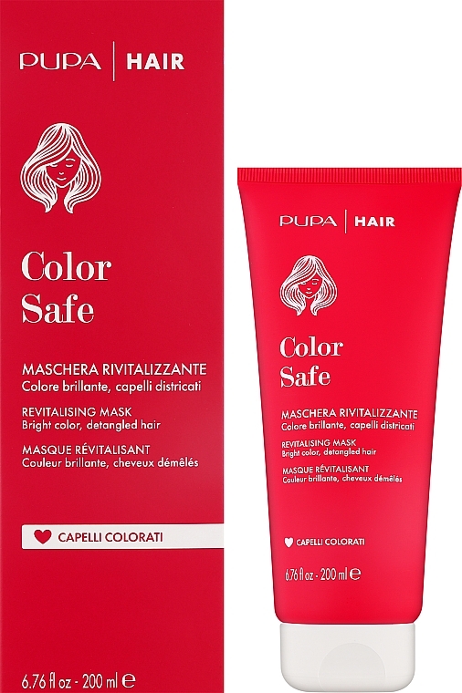 Maska do włosów farbowanych - Pupa Color Safe Revitalising Mask — Zdjęcie N2