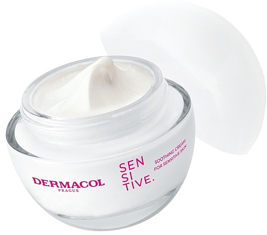 Łagodzący krem do twarzy z wysoką ochroną SPF 50 - Dermacol Sensitive Soothing Cream — Zdjęcie N2