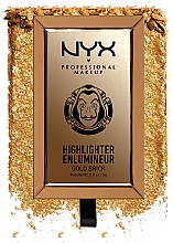 Rozświetlacz do twarzy - NYX Professional Makeup La Casa De Papel Highlighter — Zdjęcie N3