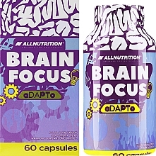 Suplement diety wspomagający pamięć i koncentrację - Allnutrition Brain Focus — Zdjęcie N2