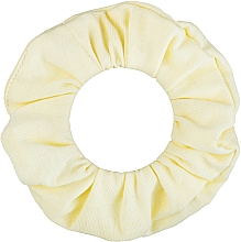 Gumka do włosów Knit Classic, bladożółta - MAKEUP  — Zdjęcie N2