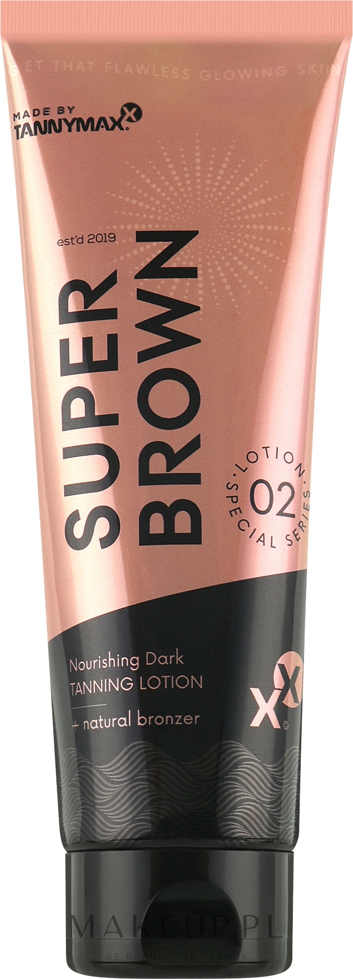 Odżywczy balsam do opalania z bronzerem - Tannymaxx Super Brown Nourishing Dark Tanning Lotion+Natural Bronzer — Zdjęcie 250 ml