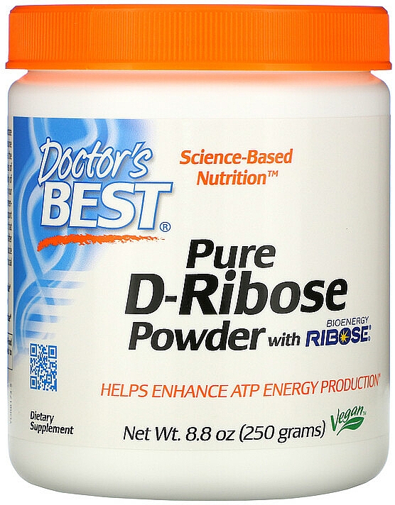 Czysta D-ryboza w proszku - Doctor's Best Pure D-Ribose Powder — Zdjęcie N1