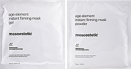 Zestaw - Mesoestetic Age Element Firming (mask gel/5x25g + mask powder/5x110ml)  — Zdjęcie N2