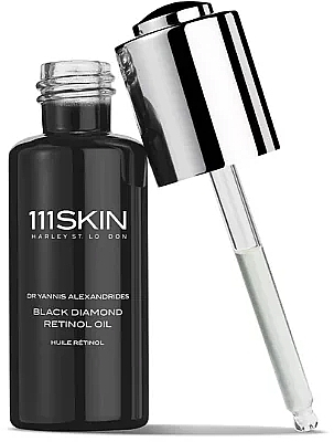 Odmładzający olejek teksturyzujący do twarzy - 111Skin Celestial Black Diamond Retinol Oil — Zdjęcie N1