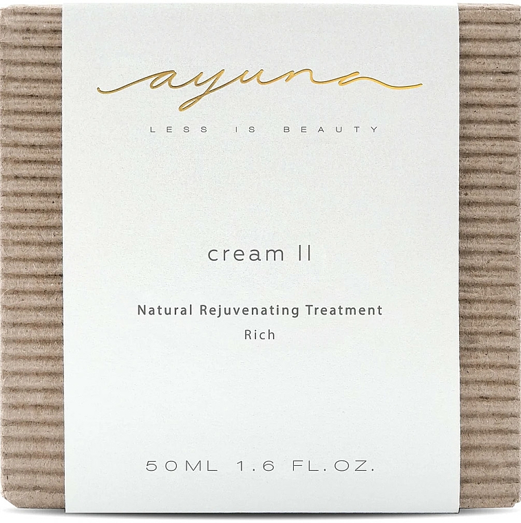 Krem do twarzy o bogatej konsystencji - Ayuna Cream II Natural Rejuvenating Treatment Rich — Zdjęcie N4