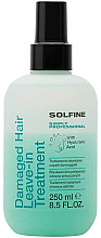 Kup Dwufazowy spray do włosów bez spłukiwania - Solfine Damaged Hair Leave-In Treatment