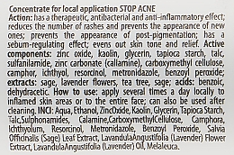 Przeciwzapalny koncentrat do twarzy - pHarmika Concentrate For Local Application Stop Acne — Zdjęcie N3