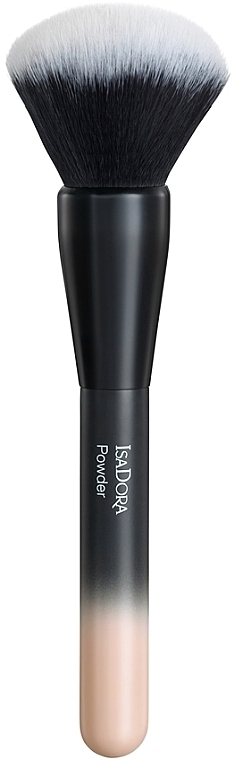 Pędzel do pudru, czarno-beżowy - IsaDora Face Powder Brush — Zdjęcie N1
