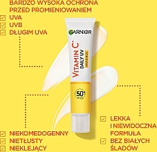 Fluid do twarzy - Garnier Skin Naturals Vitamin C Daily UV Brightenning Fluid SPF50+ — Zdjęcie N13