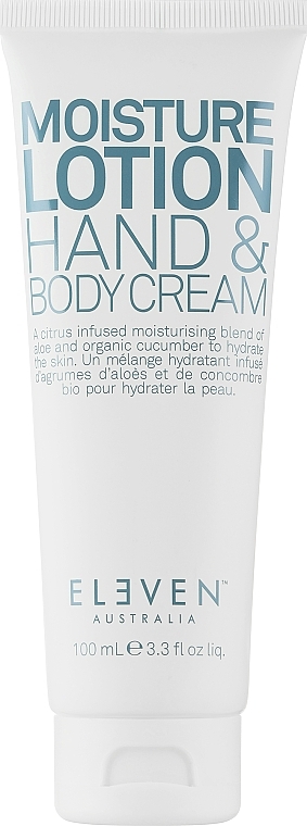 Nawilżający krem do rąk i ciała - Eleven Australia Moisture Lotion Hand & Body Creme — Zdjęcie N1