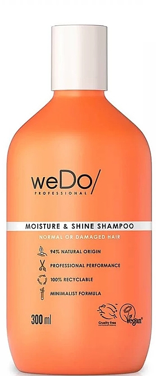 Szampon do włosów normalnych lub zniszczonych - WeDo Professional Moisture & Shine Shampoo — Zdjęcie N1