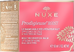 Odbudowujący balsam do twarzy na noc - Nuxe Prodigieuse Boost Night Recovery Oil Balm — Zdjęcie N2