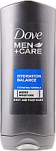 Nawilżający żel pod prysznic do twarzy i ciała dla mężczyzn - Dove Men+ Care Hydration Balance Shower Gel — Zdjęcie N1