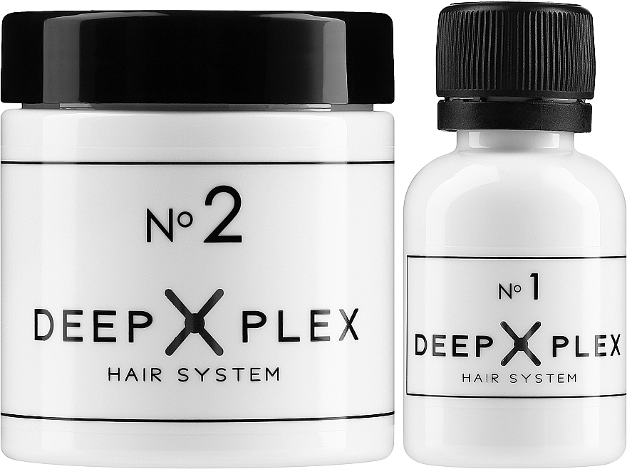 Zestaw do ochrony i odbudowy włosów - Stapiz Deep Plex System (hair/emulsion/15ml + hair/emulsion/60ml) — Zdjęcie N2