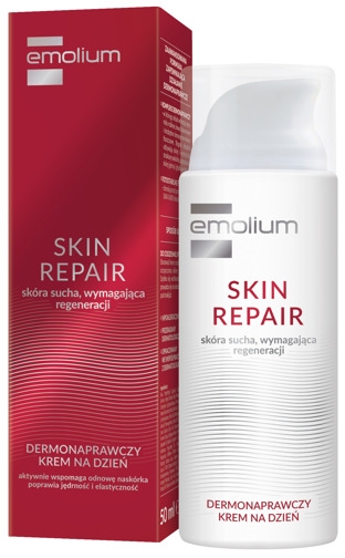 Dermonaprawczy krem na dzień do skóry suchej i wymagającej regeneracji - Emolium Skin Repair — Zdjęcie N1