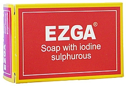 Kup Naturalne mydło siarkowe w kostce - Ezga Soap with Iodine Sulpfurous