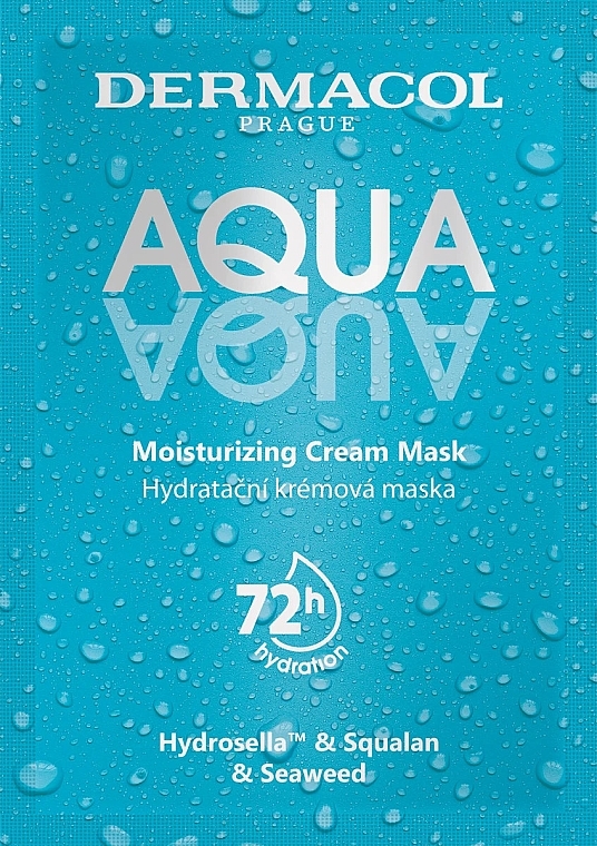 Nawilżająca maska na twarz - Dermacol Aqua Aqua Moisturizing Cream Mask — Zdjęcie N1