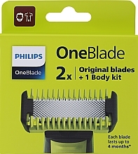 Wymienne ostrza - Philips OneBlade Face + Body QP620/50 — Zdjęcie N1