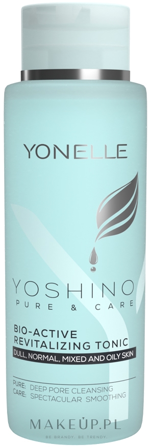 Bioaktywny tonik rewitalizujący - Yonelle Yoshino Pure & Care Bio-Active Revitalizing Tonic — Zdjęcie 400 ml