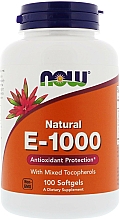 Kup Kapsułka z witaminą E-1000 - Now Foods Natural E-1000 With Mixed Tocopherols Softgels