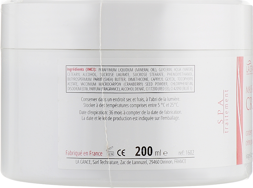 Krem do masażu twarzy i ciała z żurawiną - La Grace Cranberry Massage Creme — Zdjęcie N4