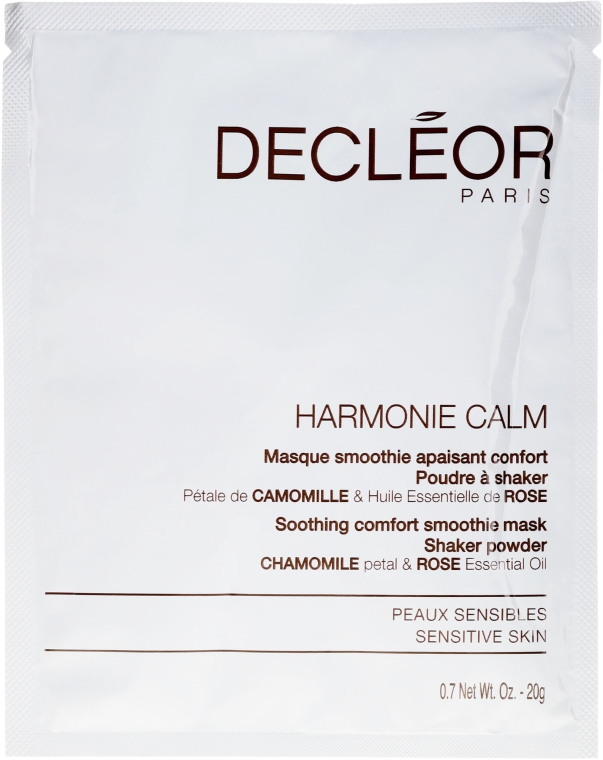 Kojąca maska do twarzy - Decléor Harmonie Calm Soothing Comfort Smoothie Mask Shaker Powder — Zdjęcie N1