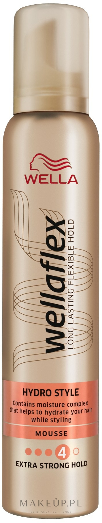 Pianka do włosów Ekstramocne utrwalenie - Wella Wellaflex Hydro Style Extra Strong Mousse — Zdjęcie 200 ml