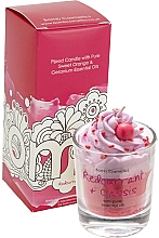 Kup Świeca zapachowa w szkle - Bomb Cosmetics Piped Candle Redcurrant & Cassis