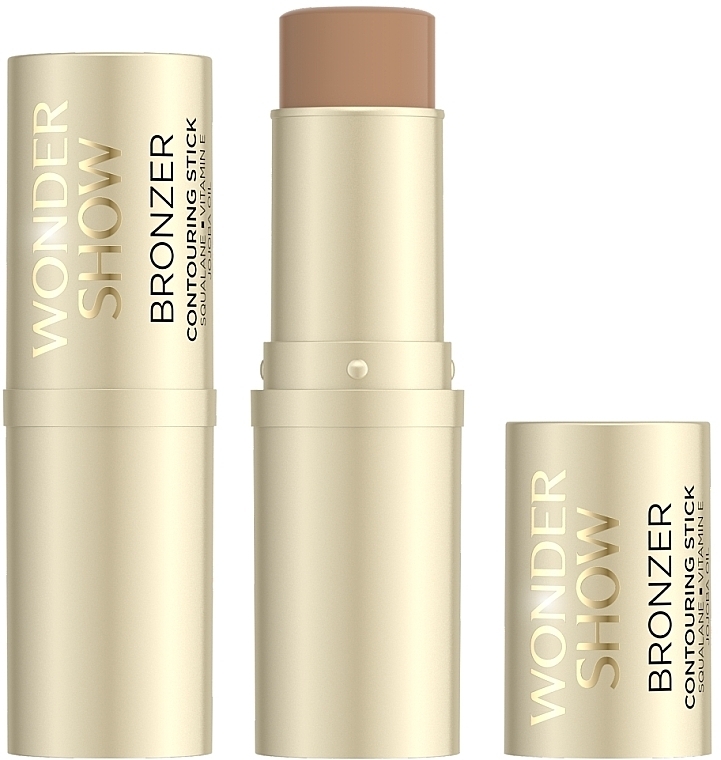 Rozświetlacz do twarzy w sztyfcie - Eveline Cosmetics Wonder Show Highlighter Illuminating Stick — Zdjęcie N5