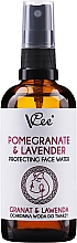 Ochronna woda do twarzy Granat i lawenda - VCee Pomegranate & Lavender Protection Face Water — Zdjęcie N1