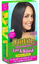 Kup Zestaw do prostowania włosów - HairLife Smooth & Natural Straightening Kit (h/cr/80g + neutralizer/80g)