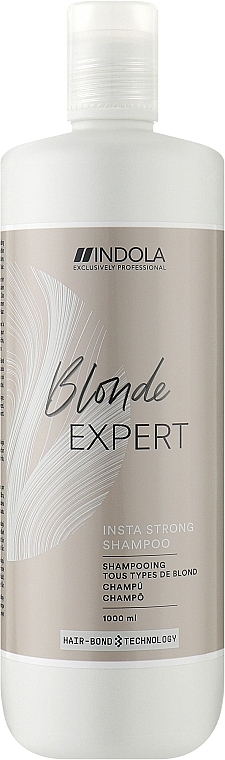 Rewitalizujący i wzmacniający szampon do włosów blond - Indola Blonde Expert Insta Strong Shampoo — Zdjęcie N3