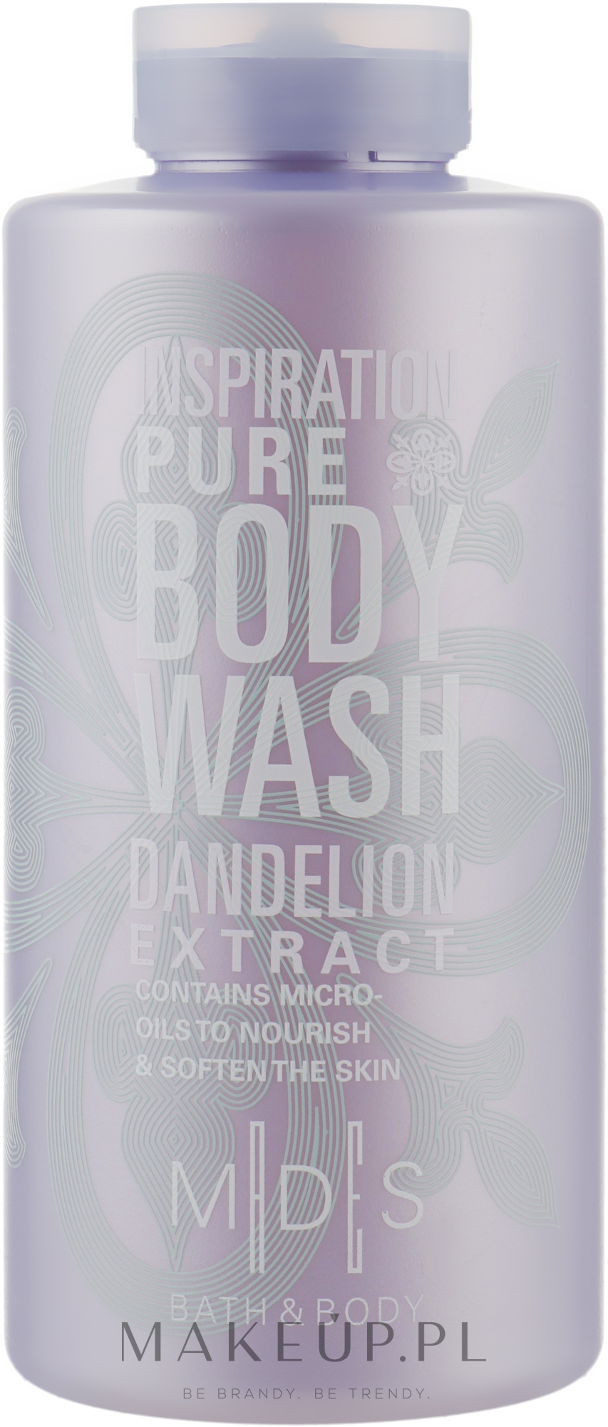 Odżywczy żel pod prysznic Mniszek lekarski - Mades Cosmetics Bath & Body Inspiration Pure Body Wash — Zdjęcie 500 ml