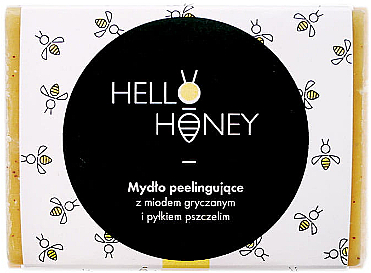 Mydło peelingujące z miodem gryczanym i pyłkiem pszczelim - Lullalove Exfoliating Soap Bar With Honey — Zdjęcie N1