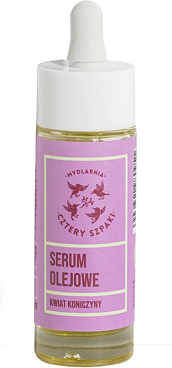 Olejowe serum do twarzy z kwiatem koniczyny - Cztery Szpaki Clower Flower Oil Serum — Zdjęcie N1