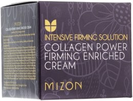 Ujędrniający krem z kolagenem - Mizon Intensive Firming Solution Collagen Power Firming Enriched Cream — Zdjęcie N2